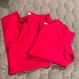 Lou & Grey Bright Pink Sweater Set